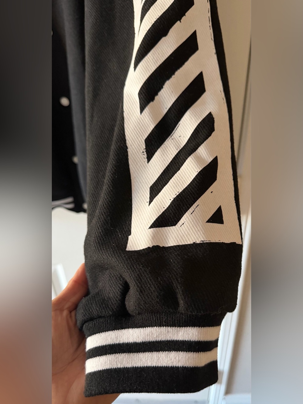 Limited Edition Virgil Abloh Off-White Varsity Jacket - Picture 8 of 9